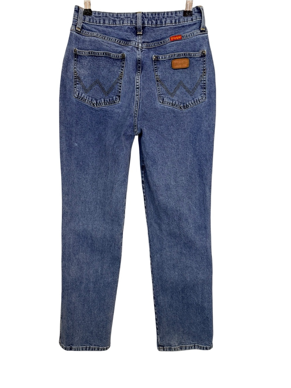 Wrangler Vintage Straight Leg Jeans High Rise Medium Wash Size 5/6 x 30 - Picture 4 of 12